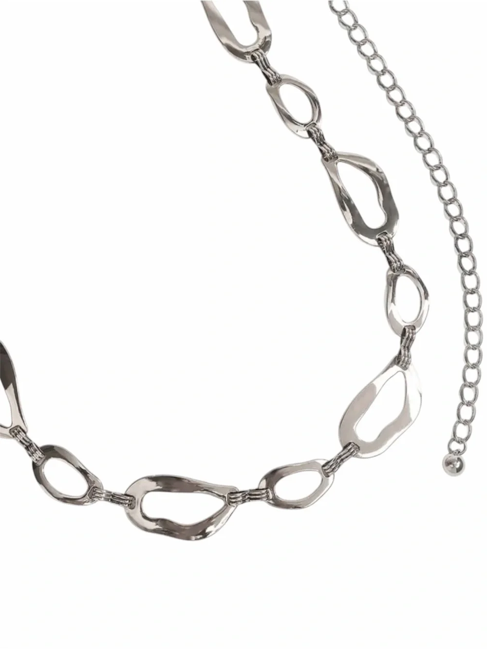 Gold or Silver Link Chain Belt NWT